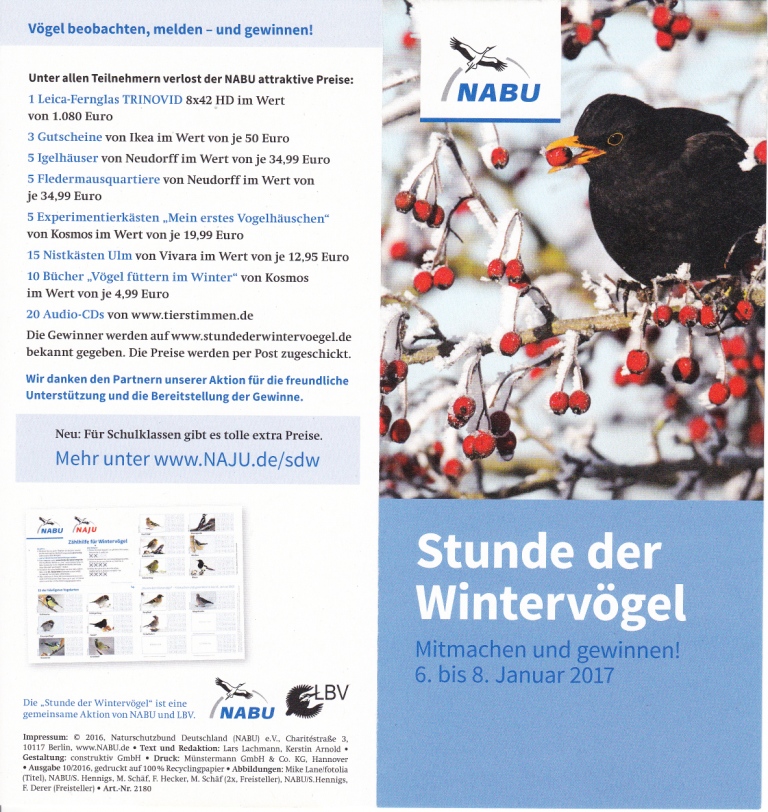 Stunde der Wintervögel Stunde der Wintervögel