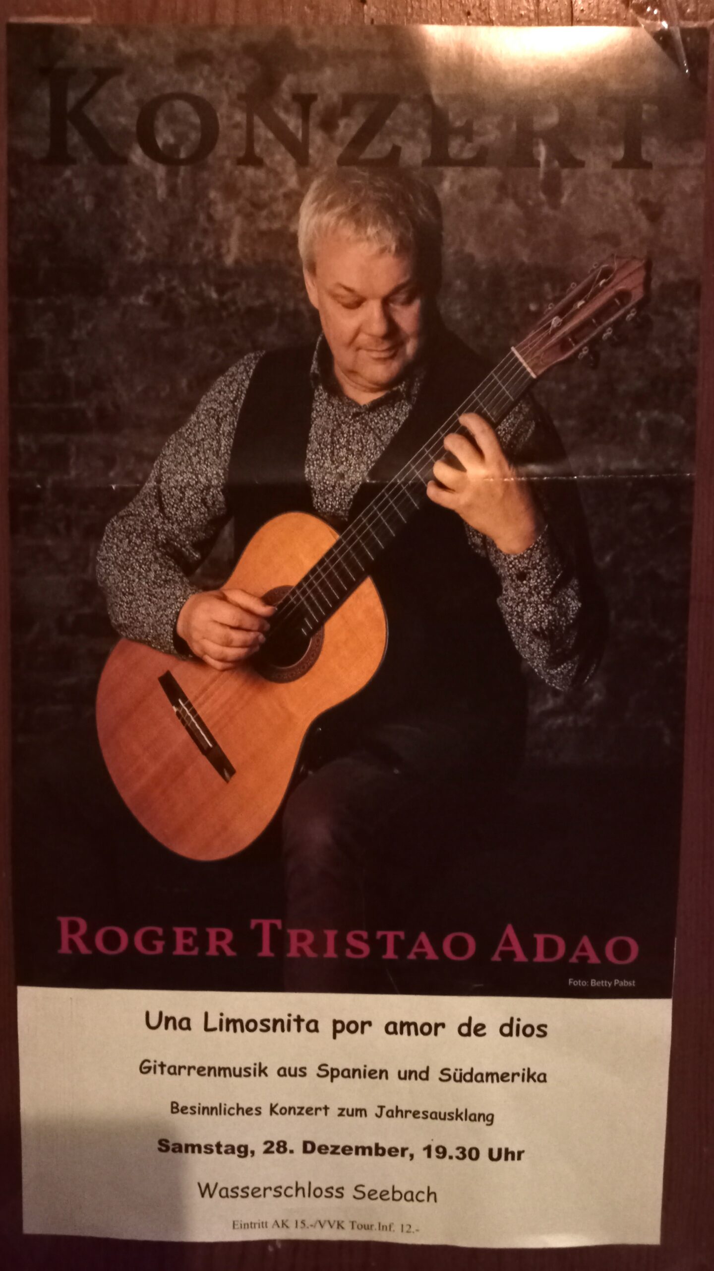 Konzert 28.12.2024 Roger Tristao Adao Konzert 28.12.2024 Roger Tristao Adao